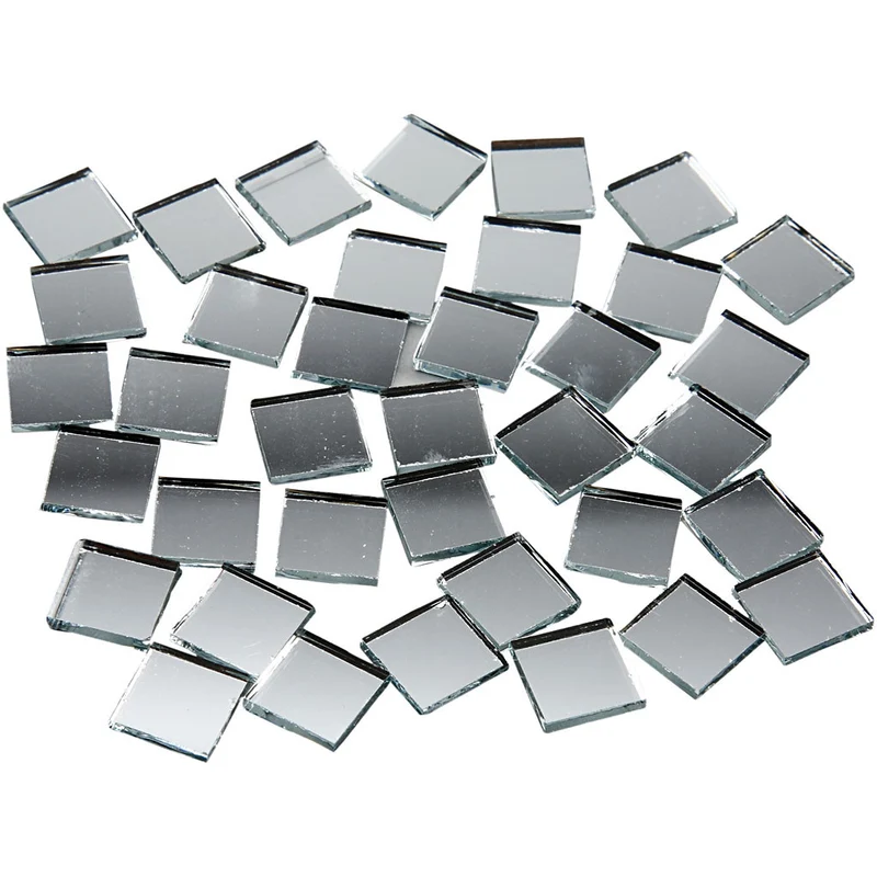 Spiegelmosaik, Größe 10x10 mm, Dicke 2 mm, 500 Stk/ 1 Pck [HOB-52293]
