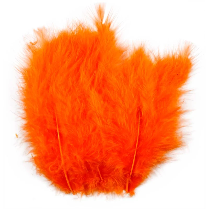 Daunen, Größe 5-12 cm, Orange, 15 Stk/ 1 Pck [HOB-51694]