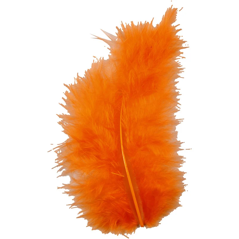 Daunen, Größe 5-12 cm, Orange, 15 Stk/ 1 Pck [HOB-51694]