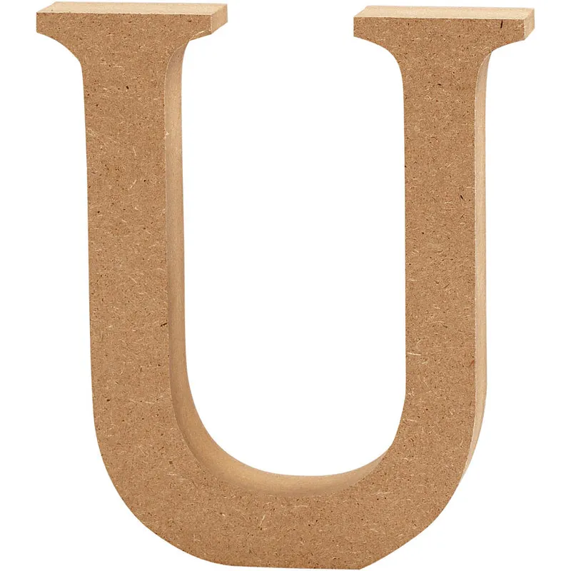Buchstabe, U, H 13 cm, Dicke 2 cm, 1 Stk [HOB-56330]