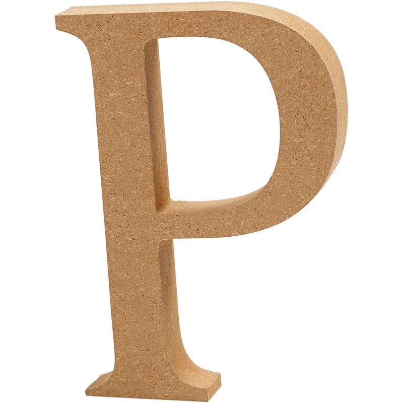 Buchstabe, P, H 13 cm, Dicke 2 cm, 1 Stk [HOB-56325]