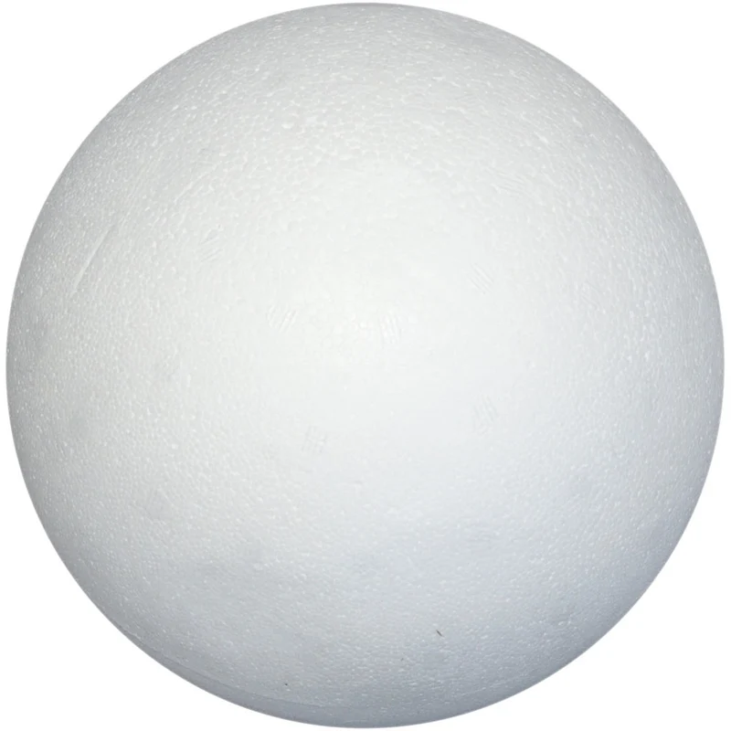 Styropor-Kugeln, D 14,8 cm, Weiß, 1 Stk [HOB-54314]