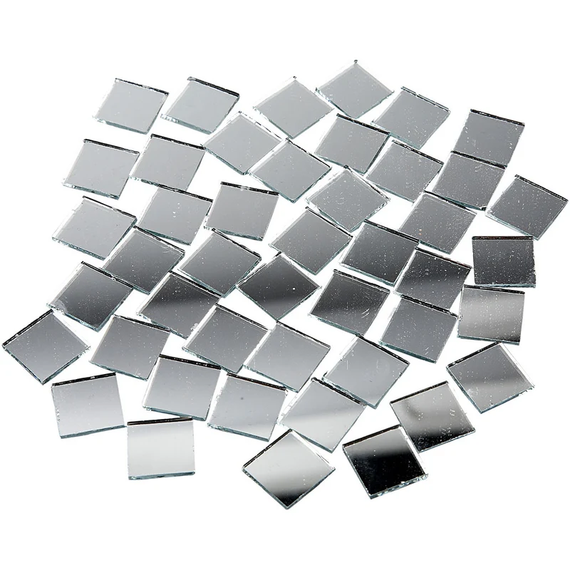 Spiegelmosaik, Größe 16x16 mm, Dicke 1 mm, 500 Stk/ 1 Pck [HOB-52279]