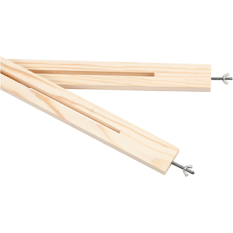 Leisten-Set für multifunktionalen Holzrahmen, L 120 cm, 2 Stk/ 1 Pck [HOB-57593]