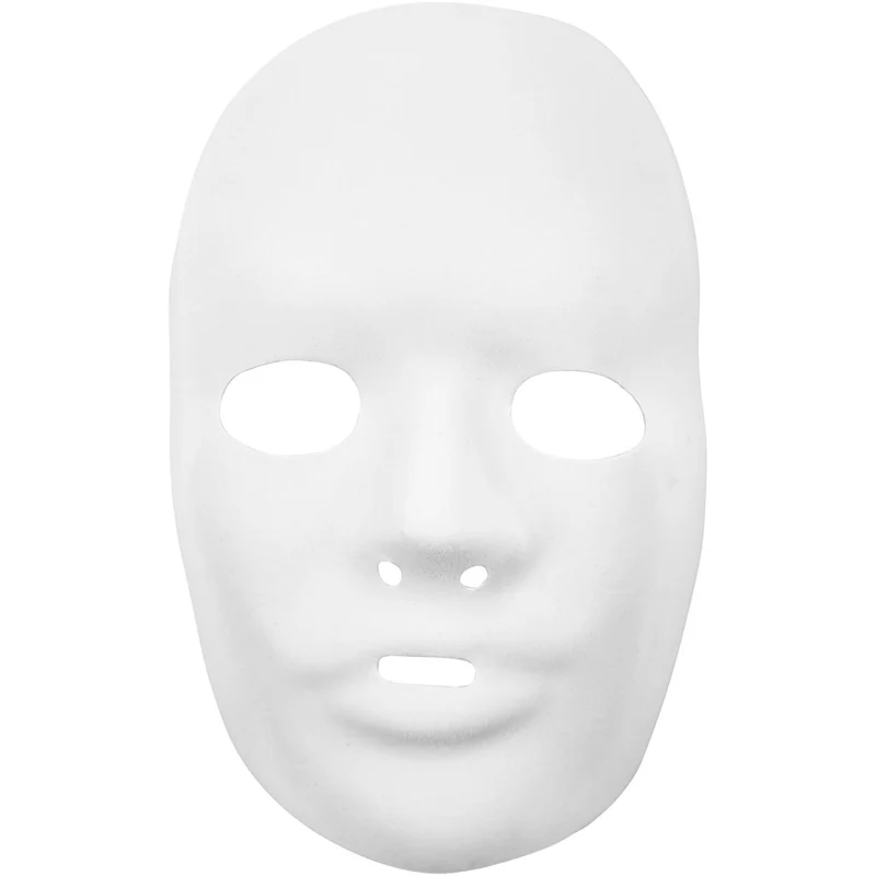 Vollmaske Gesicht, H 24 cm, B 15,5 cm, 1 Stk [HOB-592420]