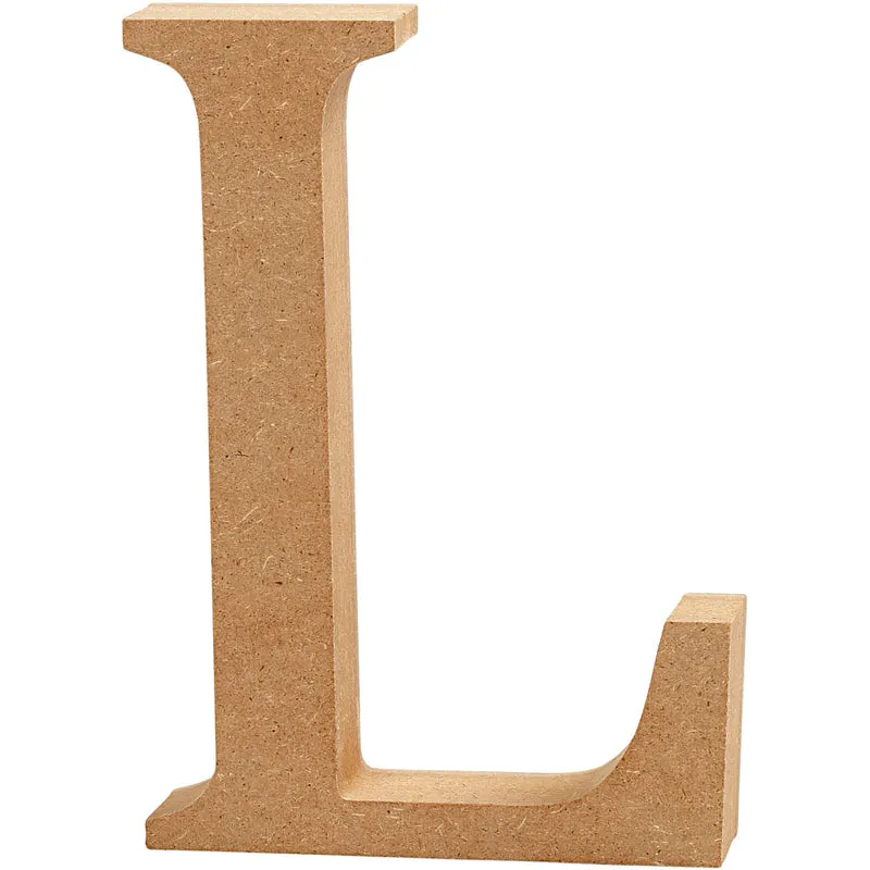 Buchstabe, L, H 13 cm, Dicke 2 cm, 1 Stk [HOB-56321]