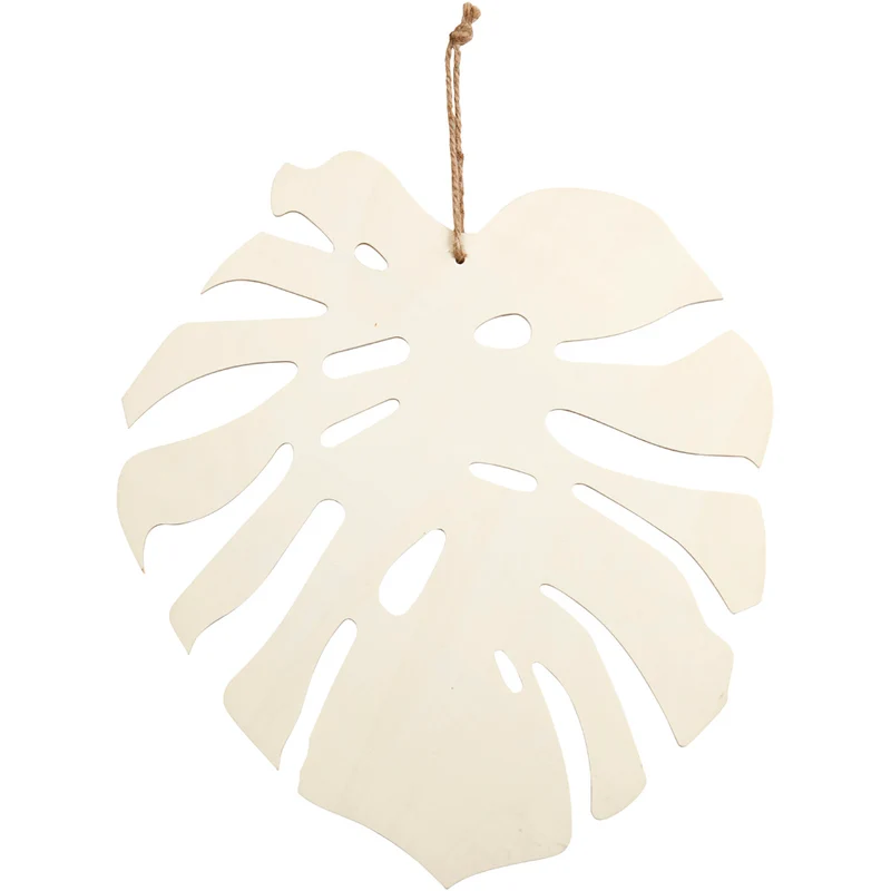 Monstera-Blatt, H 35 cm, T 3 mm, B 34 cm, 1 Stk [HOB-57905]