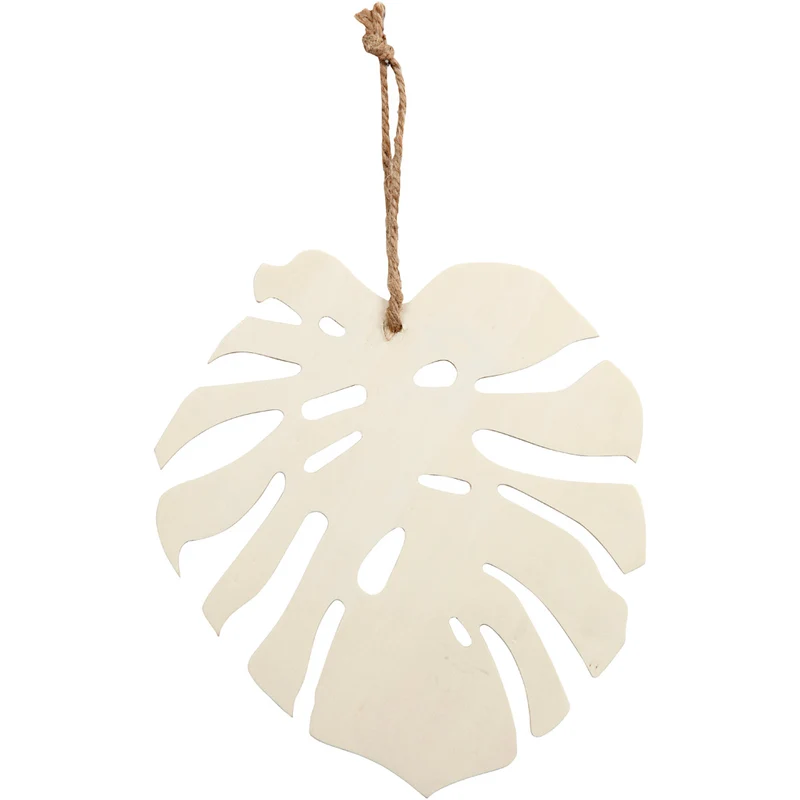 Monstera-Blatt, H 20 cm, T 3 mm, B 19 cm, 1 Stk [HOB-57904]