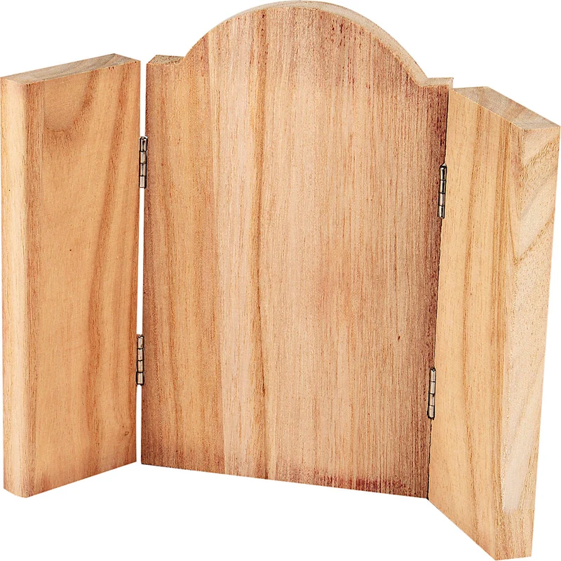 Holz-Triptychon, Größe 18x22 cm, 1 Stk [HOB-575780]