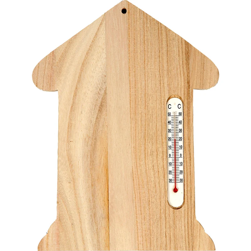 Thermometer-Haus, Größe 23,5x16,5 cm, 1 Stk [HOB-57567]