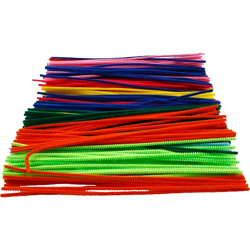 Pfeifenreiniger, L 30 cm, Dicke 4 mm, Sortierte Farben, 300 sort./ 1 Pck [HOB-51640]