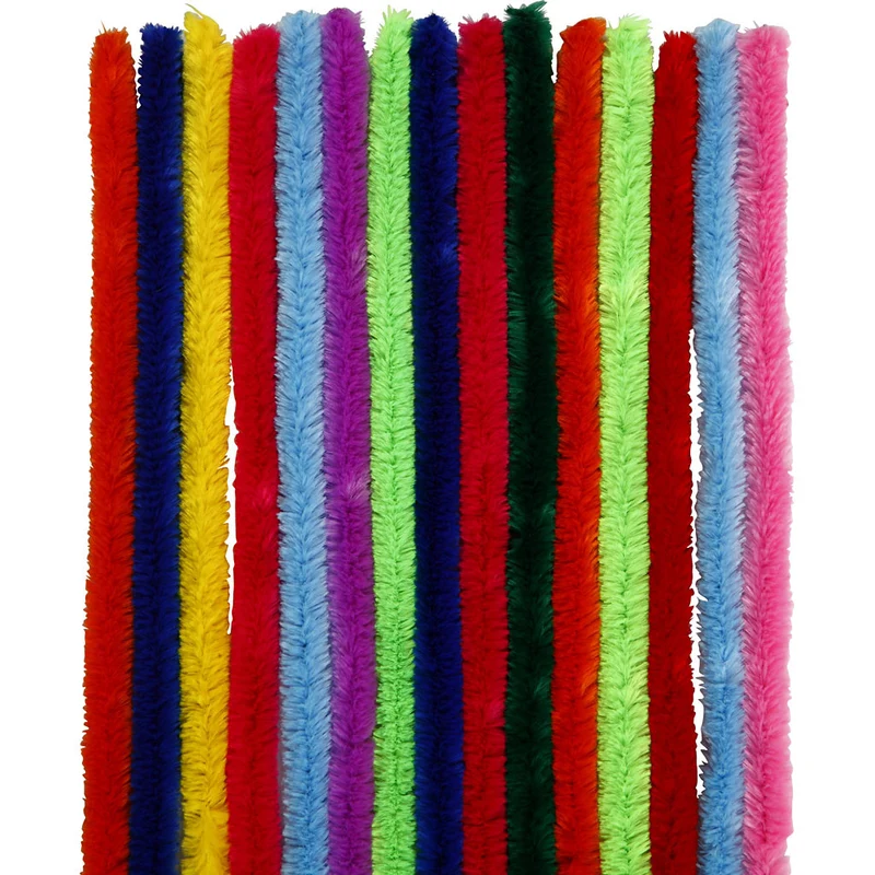 Pfeifenreiniger, L 30 cm, Dicke 15 mm, Sortierte Farben, 15 sort./ 1 Pck [HOB-51638]