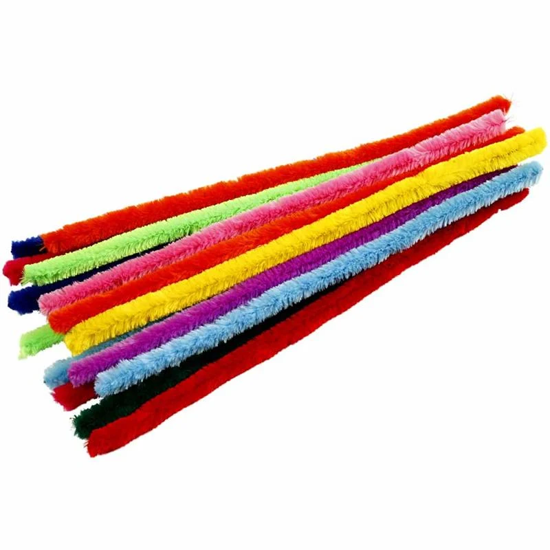 Pfeifenreiniger, L 30 cm, Dicke 15 mm, Sortierte Farben, 15 sort./ 1 Pck [HOB-51638]