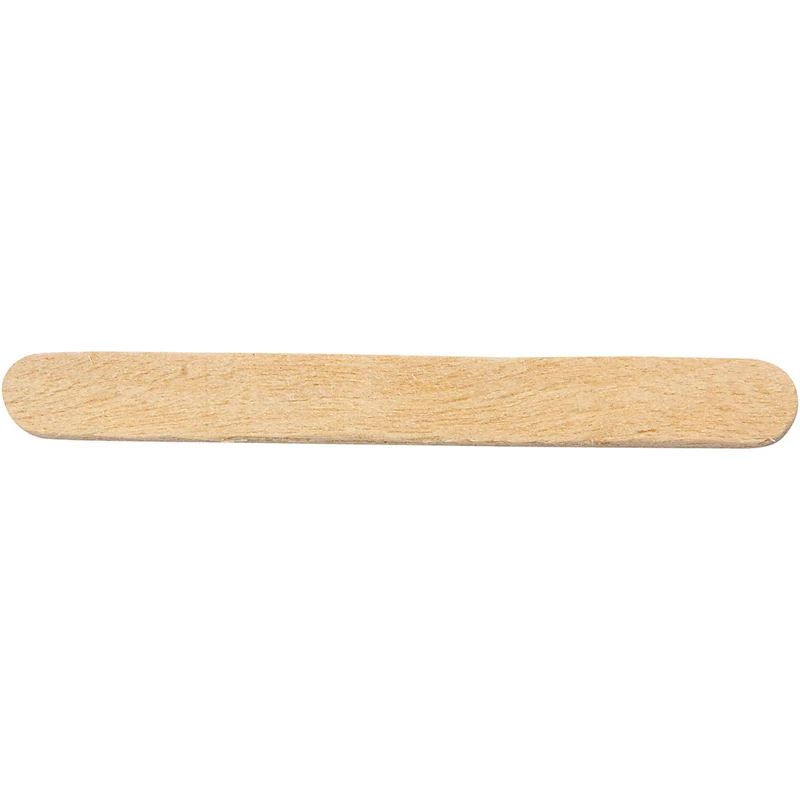 Eisstiele, L 5,5 cm, B 6 mm, Natur, 50Stk/ 1 Pck [HOB-563022]