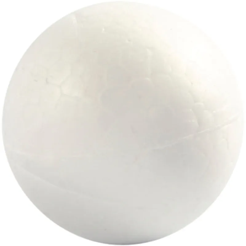 Styropor-Kugeln, D 4 cm, Weiß, 10 Stk/ 1 Pck [HOB-543021]
