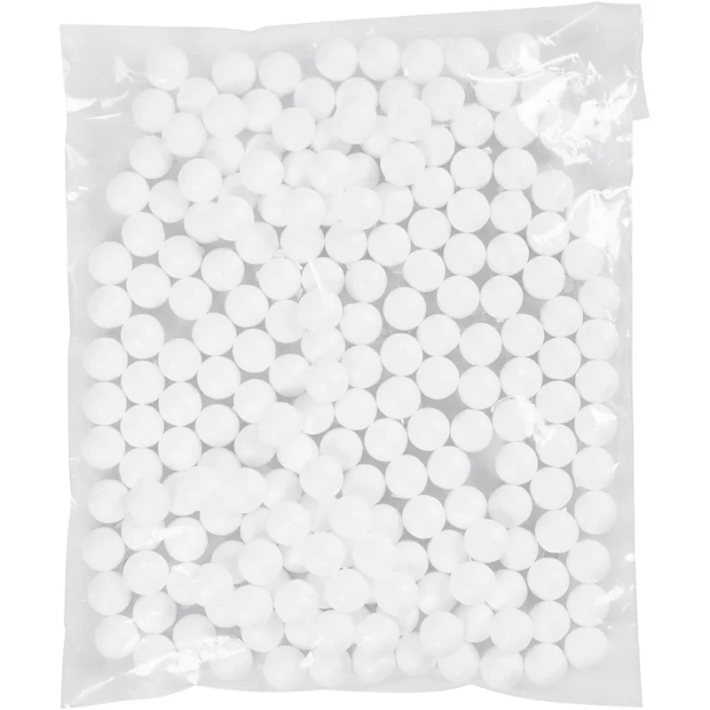 Styropor-Kugeln, D 1,5 cm, Weiß, 200 Stk/ 1 Pck [HOB-542990]