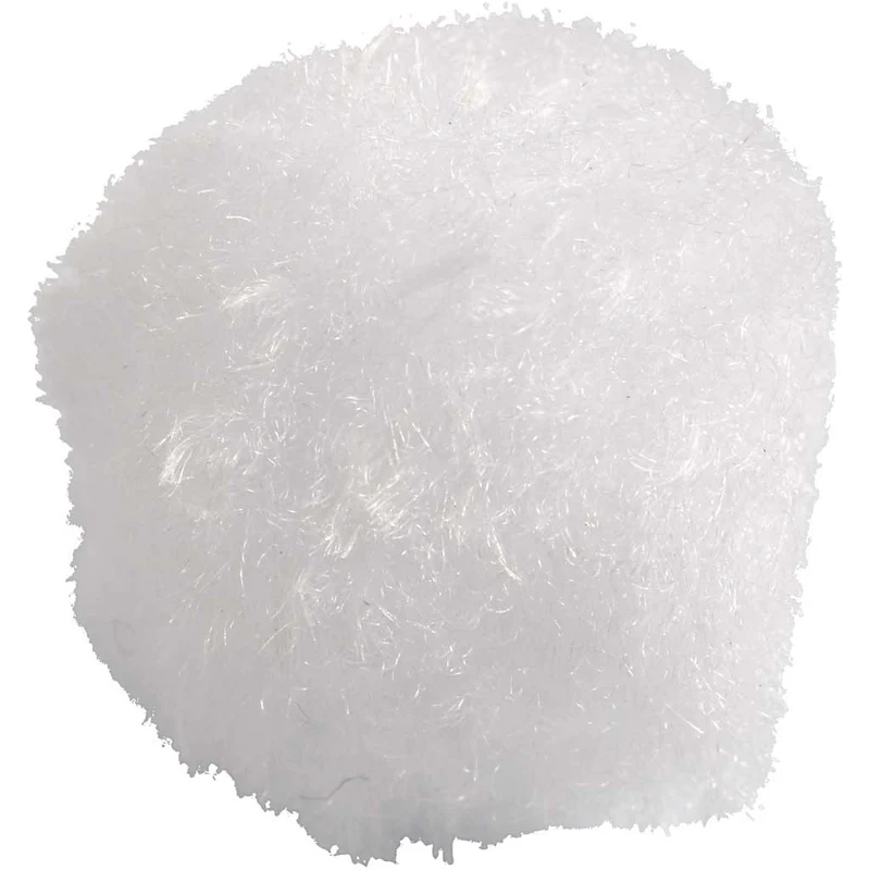 Pompons, D 20 mm, Weiß, 100 Stk/ 1 Pck [HOB-51858]