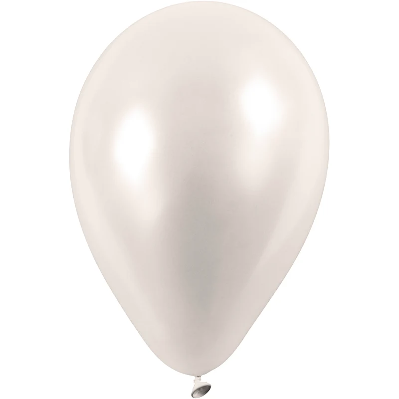 Ballons, D 23 cm, Naturweiß, 10 Stk/ 1 Pck [HOB-592021]