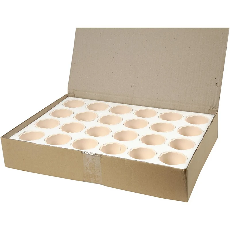 Blumentopf, H 6,3 cm, D 7,5 cm, Weiß, 24 Stk/ 1 Pck [HOB-50647]