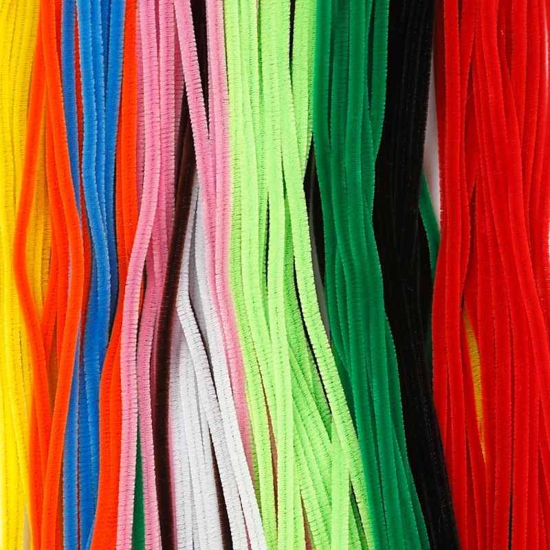 Pfeifenreiniger, L 45 cm, Dicke 6 mm, Sortierte Farben, 200 sort./ 1 Pck [HOB-51342]