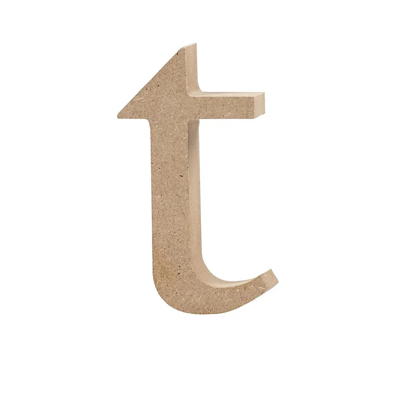 Buchstabe, t, H 10 cm, Dicke 2 cm, 1 Stk [HOB-56259]