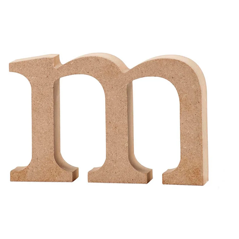 Buchstabe, m, H 8 cm, Dicke 2 cm, 1 Stk [HOB-56252]