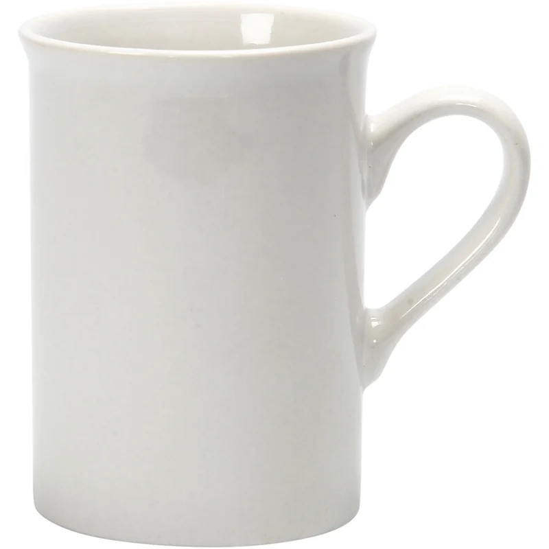 Tasse, H 10 cm, D 7,4 cm, 245 ml, Weiß, 1 Stk [HOB-555970]