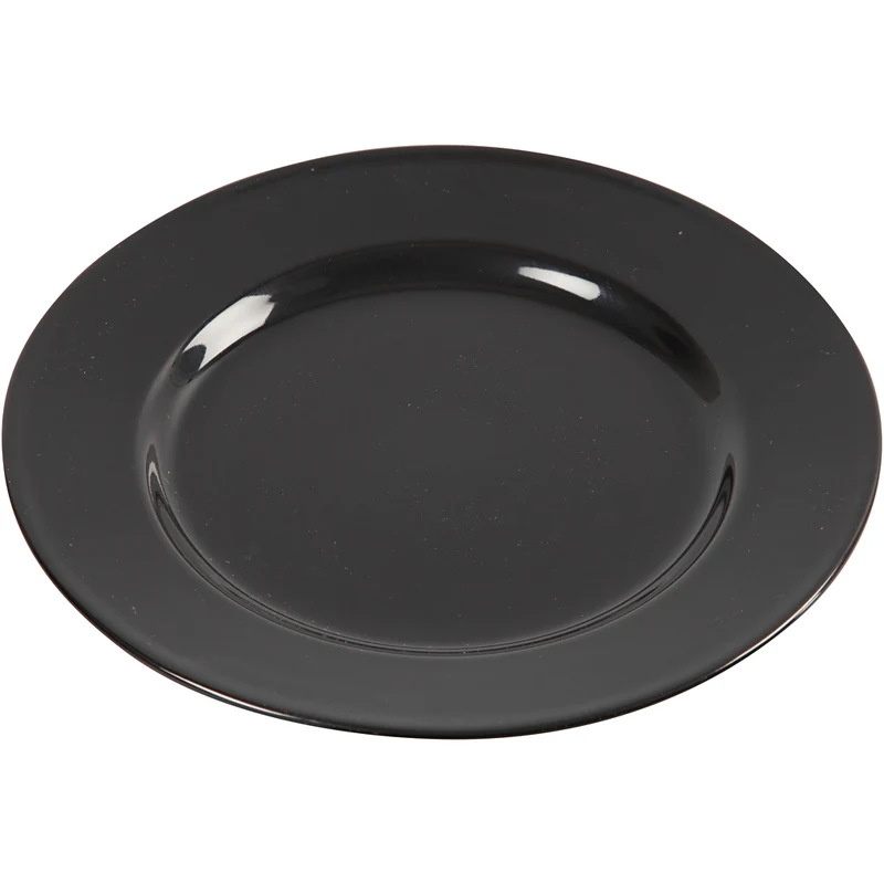 Beistellteller, D 19 cm, Schwarz, 6 Stk/ 1 Pck [HOB-55590]
