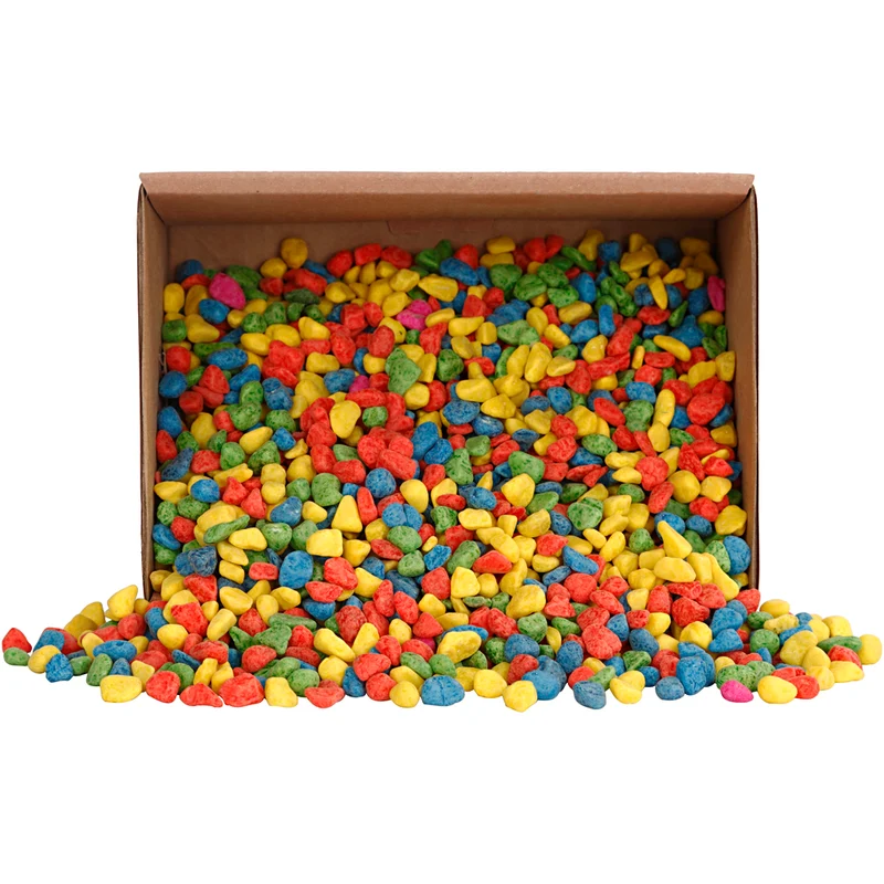Mosaiksteine, Größe 8-10 mm, Dicke 5 mm, Kräftige Farben, 2 kg/ 1 Pck [HOB-55528]