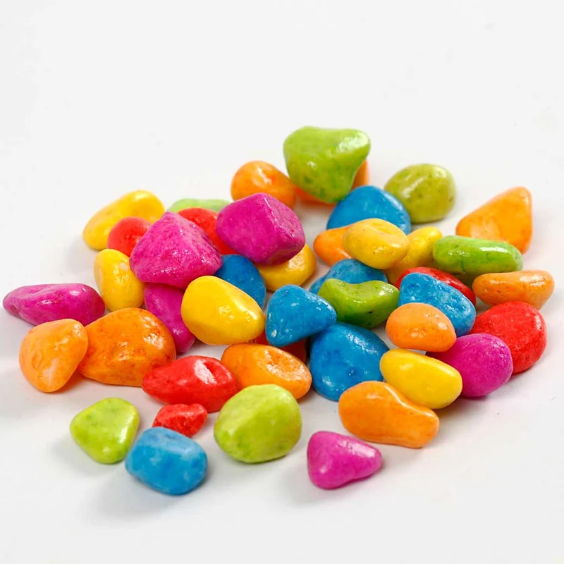 Mosaiksteine, Größe 8-10 mm, Dicke 5 mm, Kräftige Farben, 2 kg/ 1 Pck [HOB-55528]