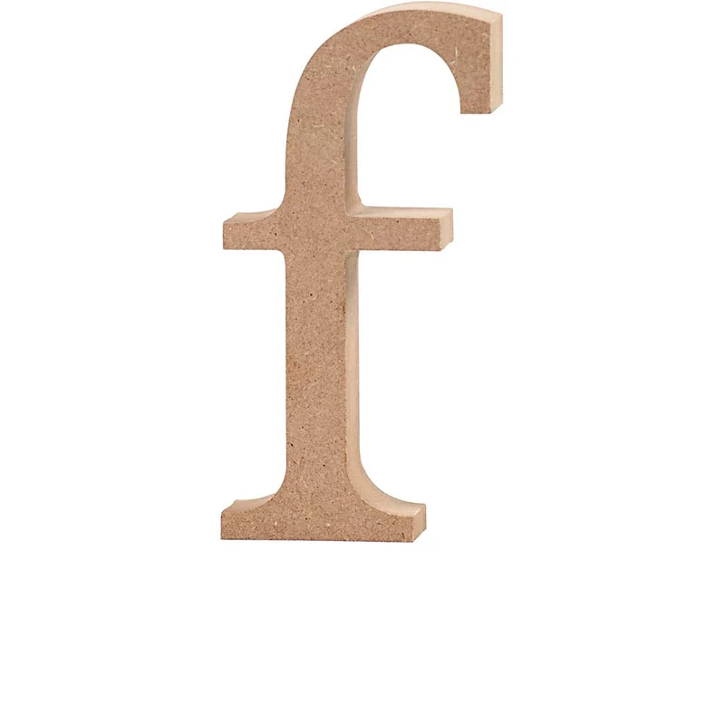 Buchstabe, f, H 13 cm, Dicke 2 cm, 1 Stk [HOB-56245]