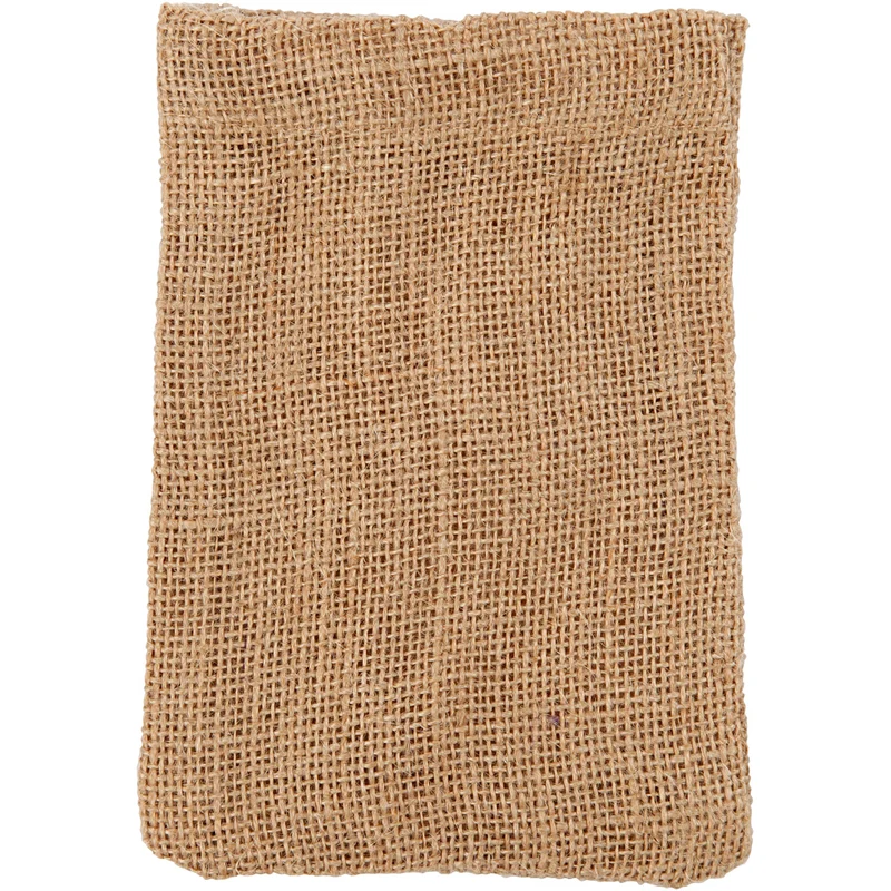 Stoffbeutel, Größe 10x15 cm, 275 g, Braun, 4Stk/ 1 Pck [HOB-499905]