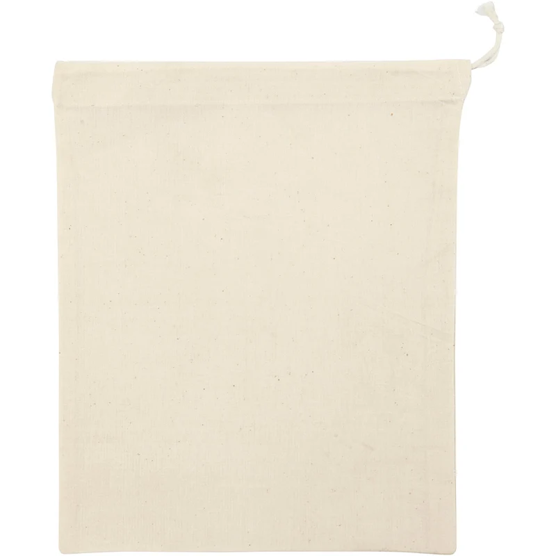 Stofftasche, Größe 21x25 cm, 110 g, Hellnatur, 5 Stk/ 1 Pck [HOB-49970]