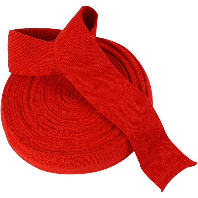 Strickschlauch, B 60 mm, Weihnachtsrot, 10 m/ 1 Rolle [HOB-53061]