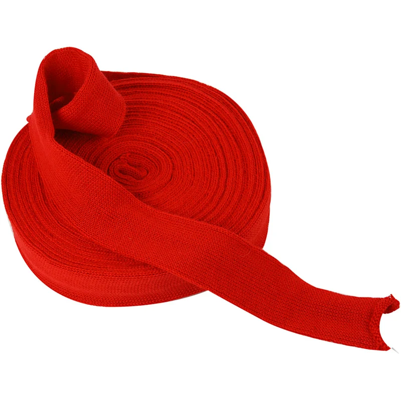 Strickschlauch, B 40 mm, Weihnachtsrot, 10 m/ 1 Rolle [HOB-53041]