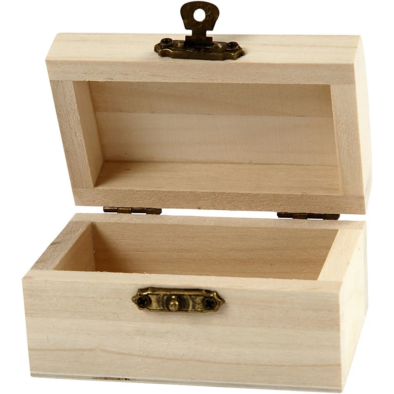 Schatzkiste, T 4,9 cm, L 9 cm, B 5,2 cm, 10 Stk/ 1 Pck [HOB-57471]