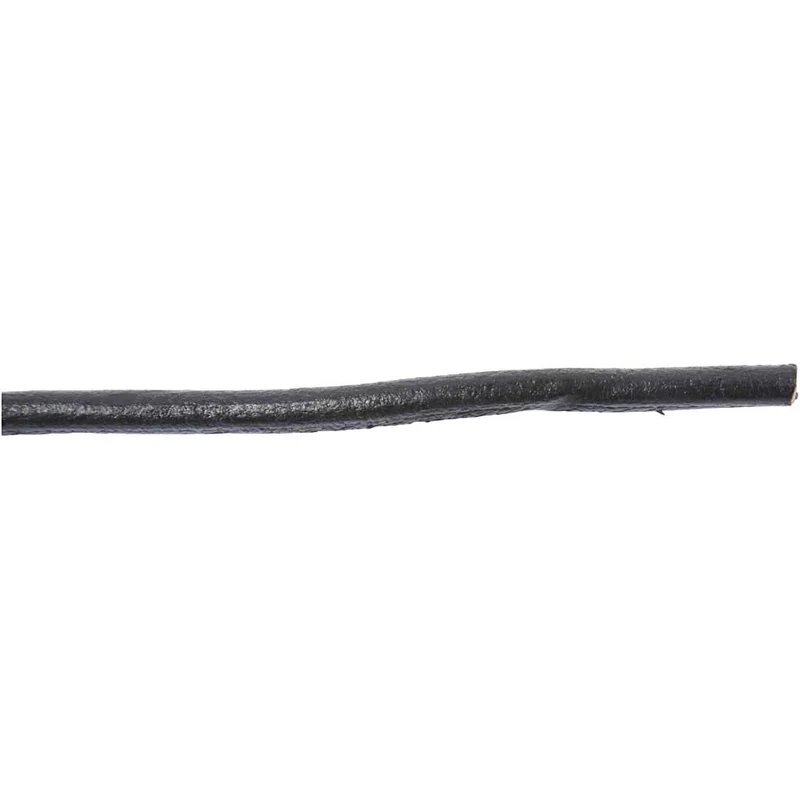 Lederband, Dicke 4 mm, Schwarz, 5 m/ 1 Rolle [HOB-51566]