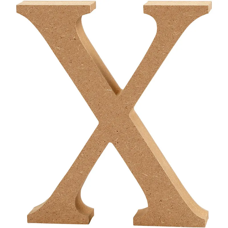 Buchstabe, X, H 8 cm, Dicke 1,5 cm, 1 Stk [HOB-56383]