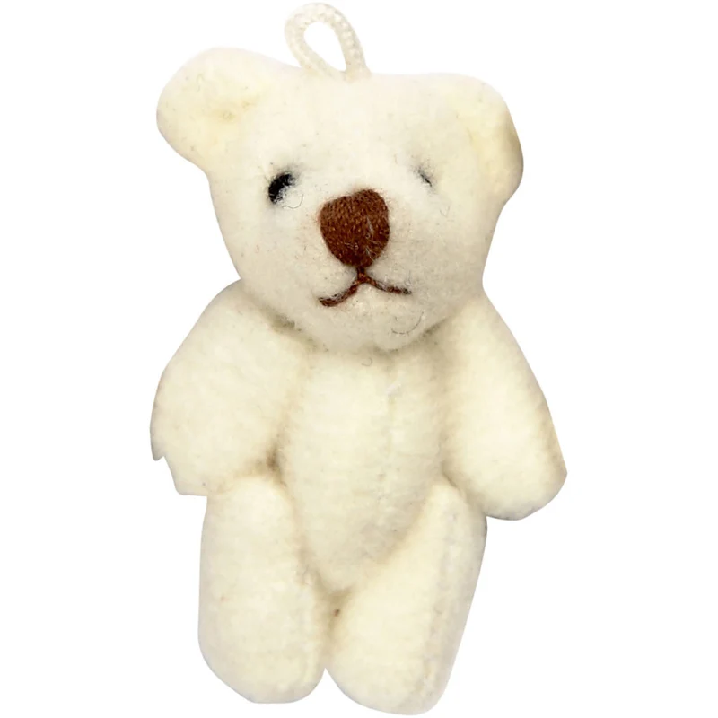 Mini-Teddybären, Größe 4x2,5 cm, 6 Stk/ 1 Pck [HOB-51256]