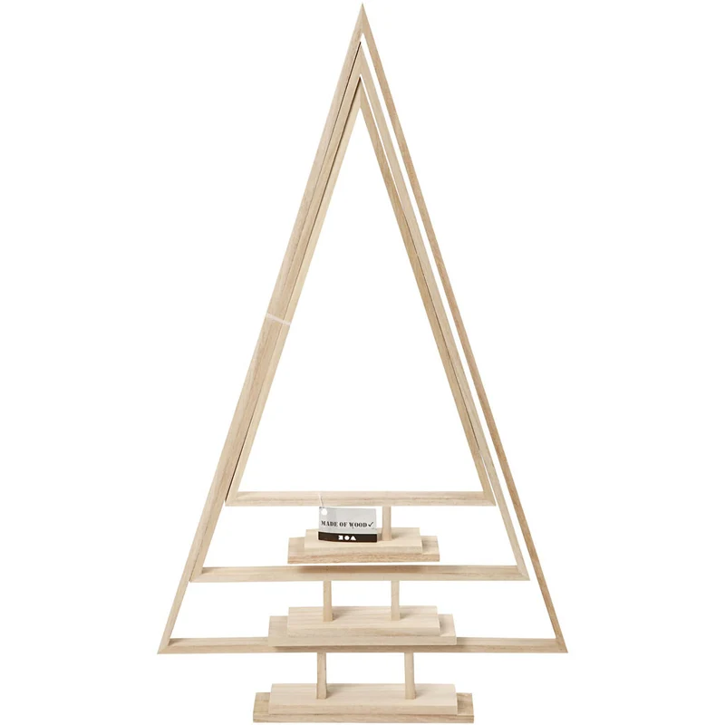 Weihnachtsbäume, H 40+50+60 cm, B 22,5+29+35 cm, 3 Stk/ 1 Pck [HOB-55328]