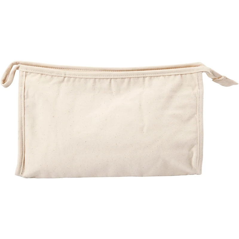 Kulturtasche, H 17 cm, L 28 cm, B 10 cm, Hellnatur, 1 Stk [HOB-49932]