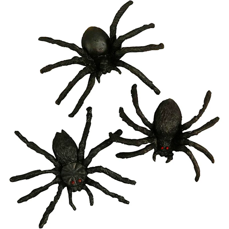 Spinnen, Größe 4 cm, 10 Stk/ 1 Pck [HOB-525121]
