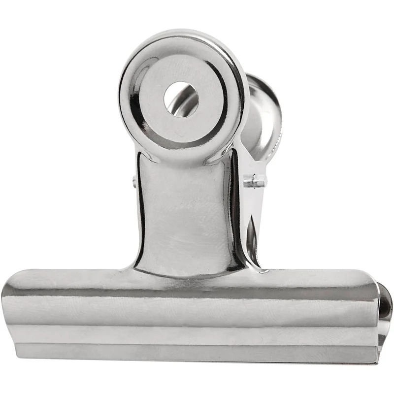 Briefklemmer, B 7,5 cm, Silber, 6 Stk/ 1 Pck [HOB-51799]