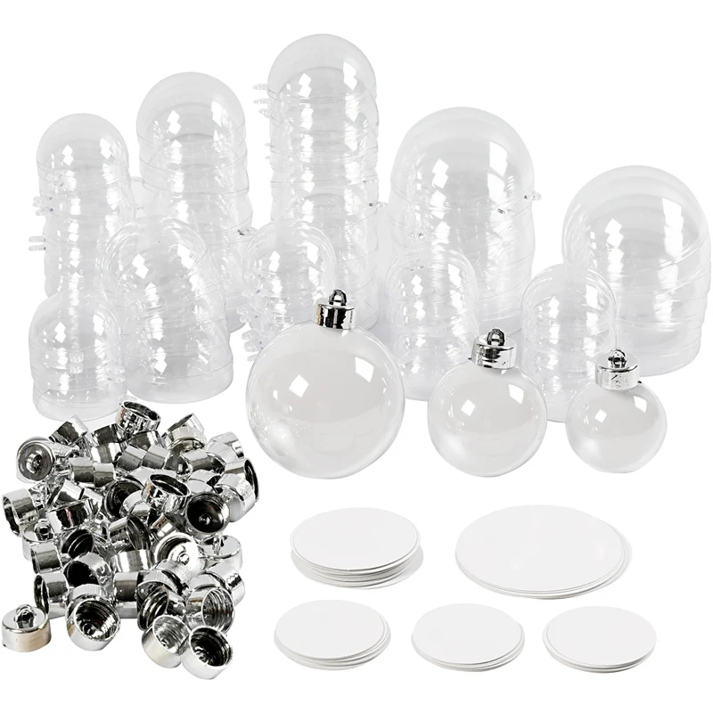 Deko-Kugeln, D 5+6+8 cm, 60 Stk/ 1 Pck [HOB-52144]