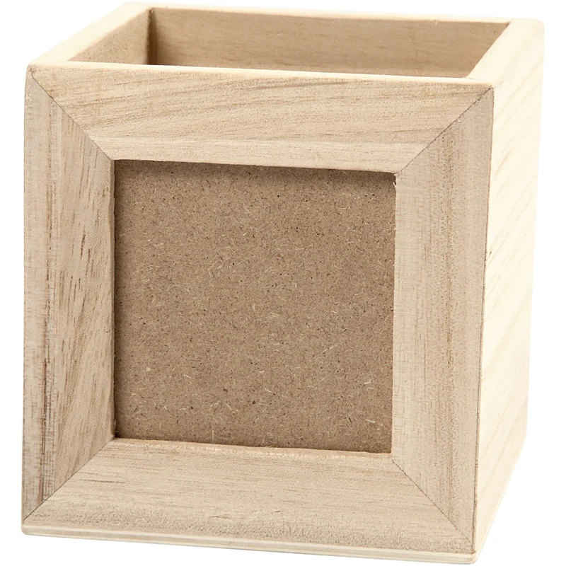 Stiftebehälter, Größe 10x10x10 cm, Lochgröße 6,2x6,2 cm, 1 Stk [HOB-57455]