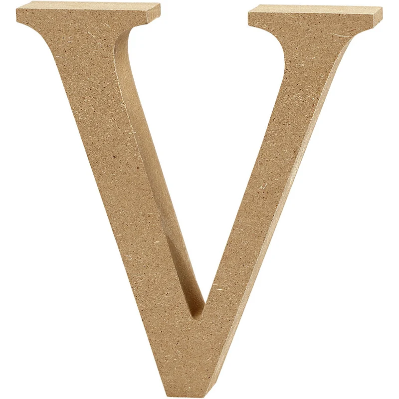 Buchstabe, V, H 8 cm, Dicke 1,5 cm, 1 Stk [HOB-56381]