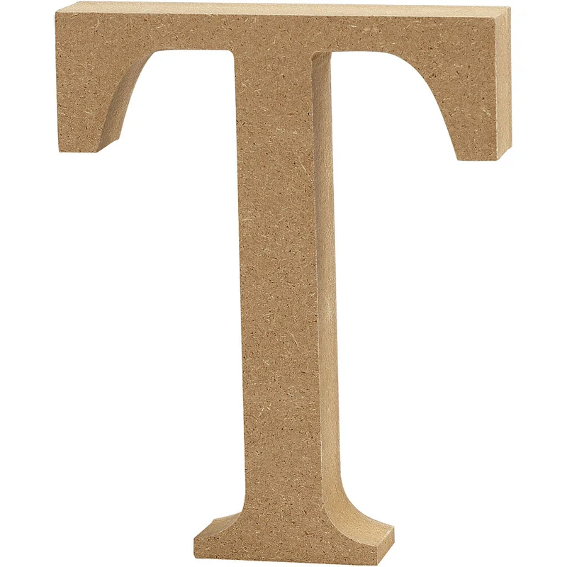 Buchstabe, T, H 8 cm, Dicke 1,5 cm, 1 Stk [HOB-56379]