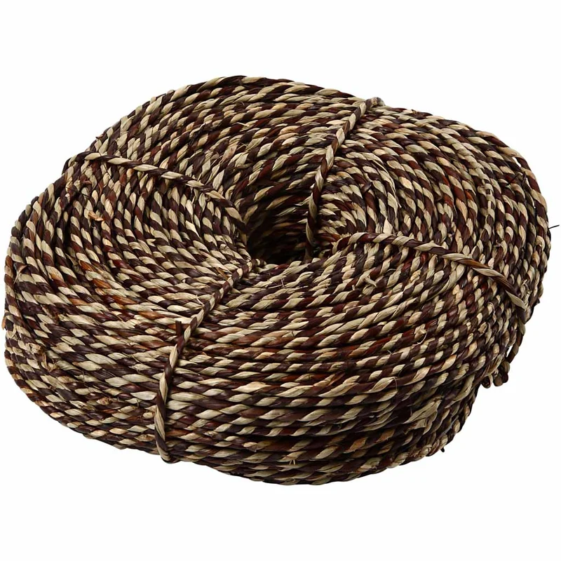 Seegras, Dicke 3,5-4 mm, ca. 80 m, Braun, 500 g/ 1 Bündl. [HOB-50389]