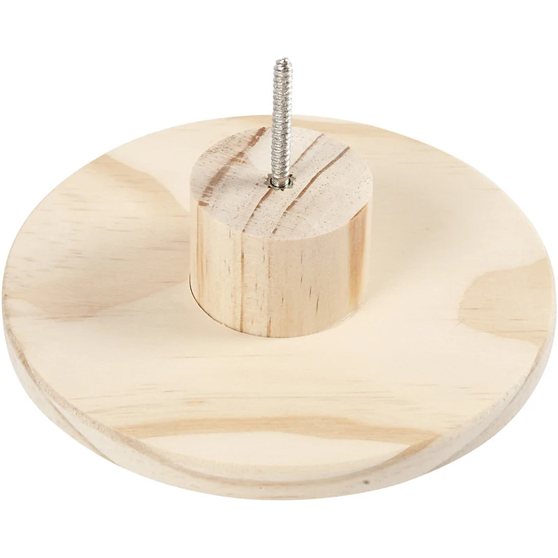 Garderobe, Runde Platte, T 4,5 cm, D 15 cm, 1 Stk [HOB-54407]