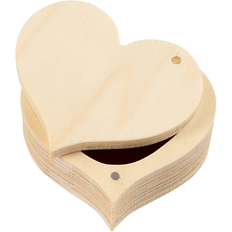 Holzdose, H 4 cm, B 9 cm, 1 Stk [HOB-56129]